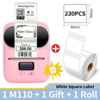Phomemo M110 Self-adhesive Smart Thermal Label Printer for Business,Barcode Label, Price Tag, Address Wireless Sticker Printer