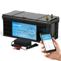 NEW 12V 100AH 120AH 135AH 200AH LiFePO4 Battery Built-in Bluetooth  BMS Power Batteries 6000 Cycles For RV Campers Golf Cart