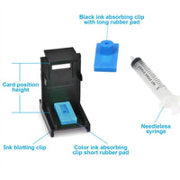 Ink Refill Tool Kit Syringe Tool Kit Multifunctional Ink Refill Cartridge Clip Inkjet Printer Cartridges Refill Kit Convenient
