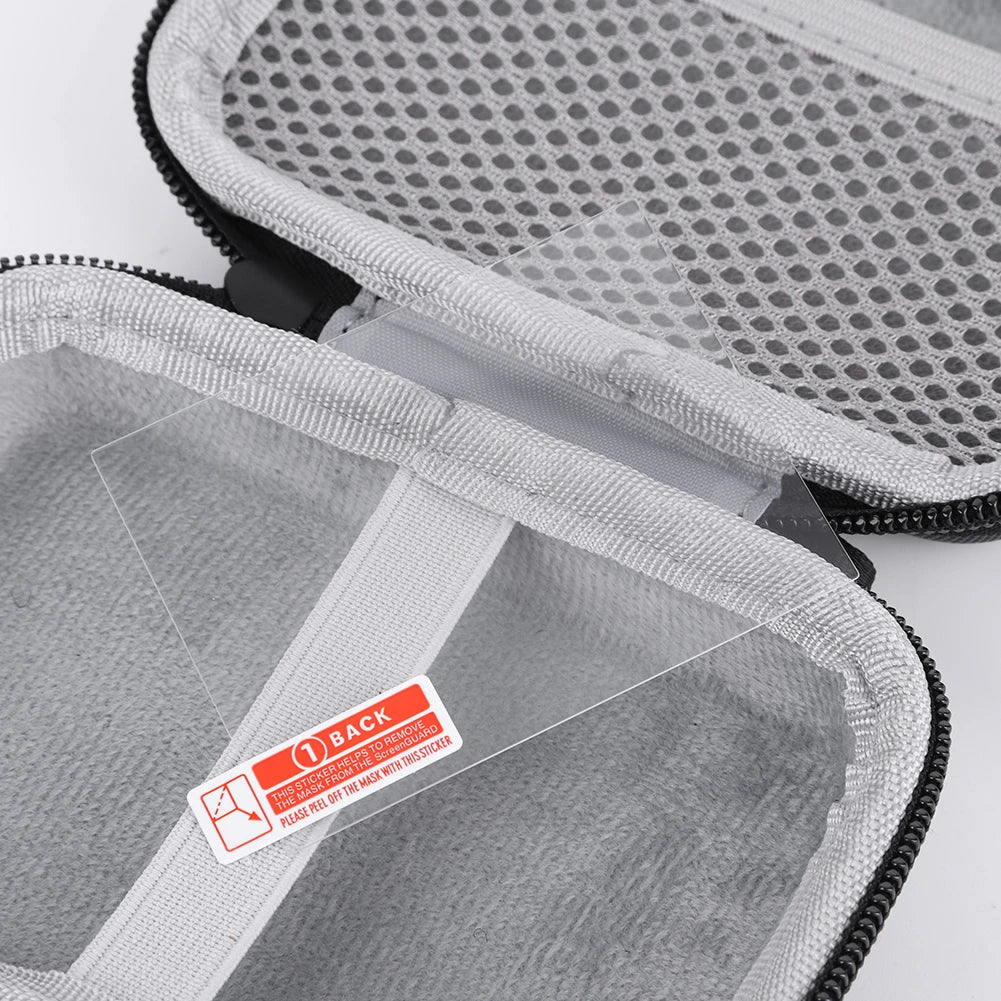 Hard Carrying Case Anti-scratch Tempered Glass Screen Protector Game Consoles Protection Set For Trimui Brick Gaming Accessories