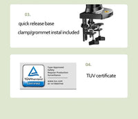 Northbayou F160-FP 10"-17" laptop mount 360 rotate 10"-27" air press full motion gas spring  10"-27" two monitor  clamp desk
