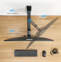 New NB F150 Gas Spring 24-35 inch LED TV Wall Mount Monitor Holder Ergonomic Mount Arm Max. VESA 100*100mm Loading 3-12kgs
