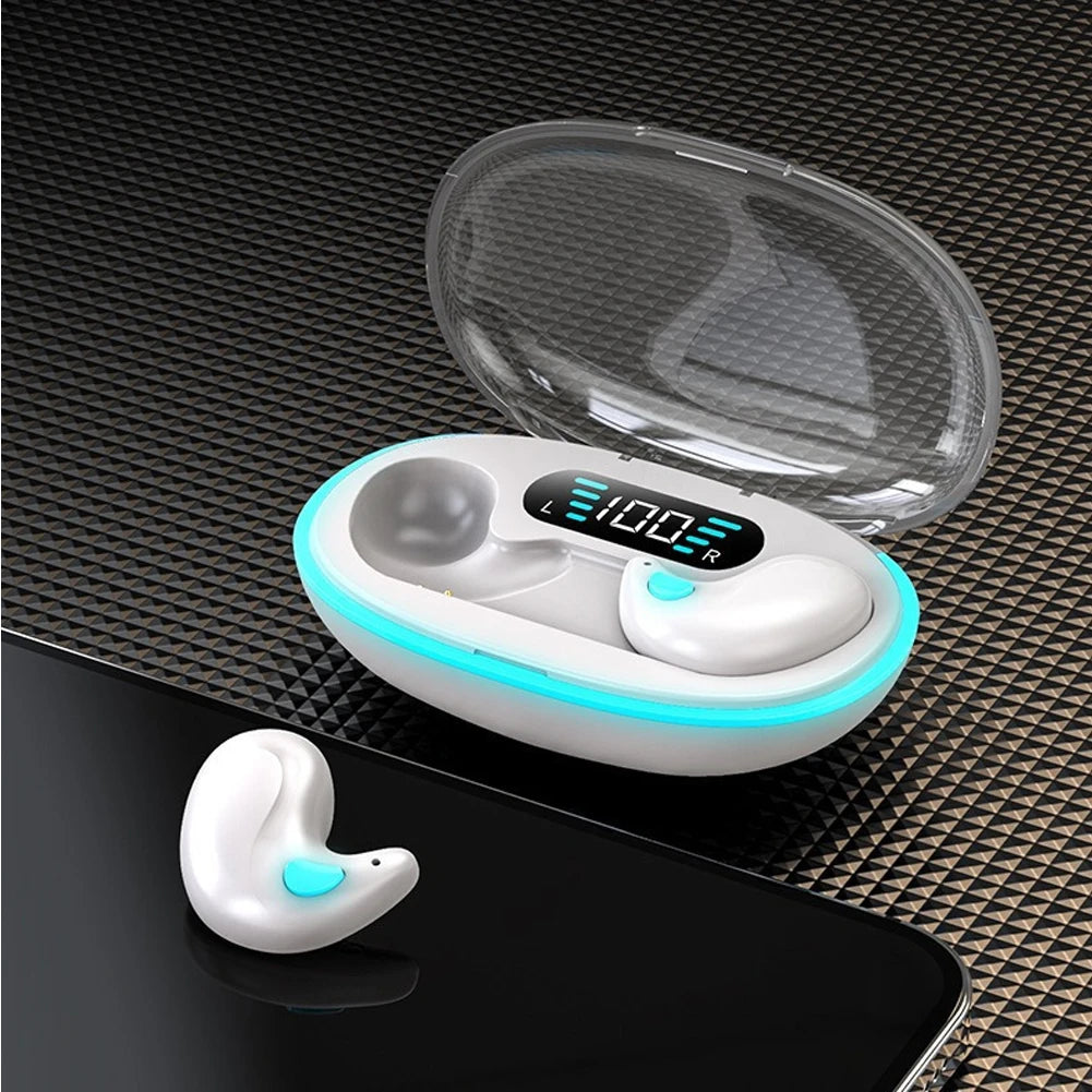 Invisible Bluetooth 5.3 Headphones Wireless Sleep Earphones HiFi Stero Noise Reduction Earbuds Sports Headsets for Xiaomi iPhone
