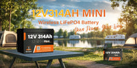 Humsienk 12V 20Ah 100Ah 200Ah 314Ah LiFePO4 Battery Rechargeable Cells 15000 Cycle BMS For RV/ Vans/ Camping/ Home Storage/Solar