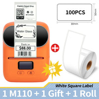 Phomemo M110 Self-adhesive Smart Thermal Label Printer for Business,Barcode Label, Price Tag, Address Wireless Sticker Printer
