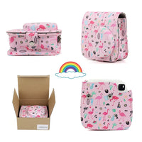 Fujifilm Instax Mini Camera Case Bag PU Leather Cover with Shoulder Strap For Instax Mini 9 Mini 8 Mini 11 Instant Film Cameras
