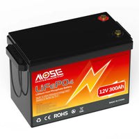 12V 100Ah 140Ah 168Ah 200Ah 300Ah LiFePO4 Battery 12.8V Lithium Iron Phosphate Battery Built-in BMS Deep Cycle for Solar Boat