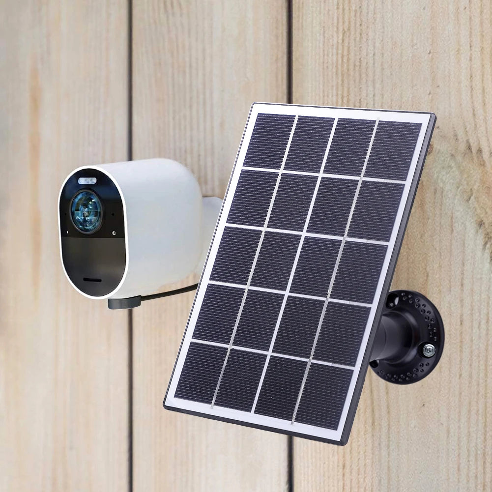 10W 5V Camera Solar Panel Charger Waterproof Security Camera Solar Panel with 3M Cable For Arlo Ultra/Ultra 2/Pro 5S/Pro 4/Pro 3