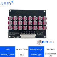 NEEY 5A Active Equalizer Balancer 3S 4S 5S 6S 7S 8S 9S 10S 11S 12S 13S 14S 15S 16S 17S Lifepo4/lipo/lto Battery Energy Capacitor