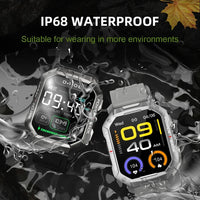 New KUMI U3 Pro Smart Watch 1.83'' Smartwatch Bluetooth Call 100+ Sport Heart Rate for Men Women Support IP68 Waterproof