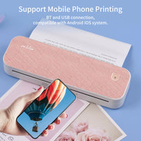 PeriPage A40 A4 Printer Wirless Printer USB Android BT Printing PDF File Webpage Contract Picture with 10 Rolls Thermal Paper