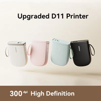 Niimbot D11/D110 Label Maker Wireless Pocket Self-Adhesive Name Tag Sticker Printer for Home Office