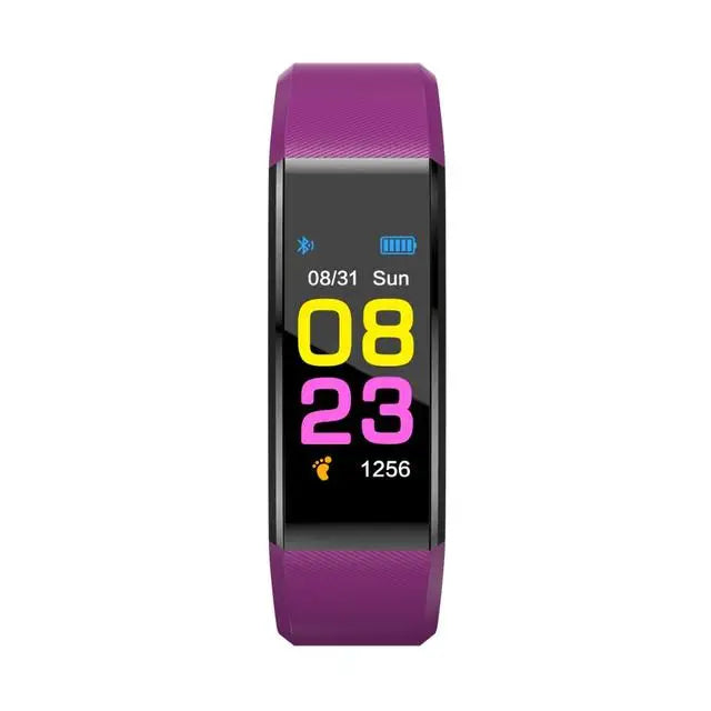 Smart Sports Bracelet MenAnd Women Pedometer Heart Rate Blood Pressure Fitness Ttracker Smartwatch Bluetooth For iOS Android+BOX
