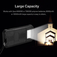 Mobile Power Bank Solar Power Bank Portable 20000mAh Fast Charging Dual USB Polar Mobile Power Bank Case DIY Kit Power Bank Case