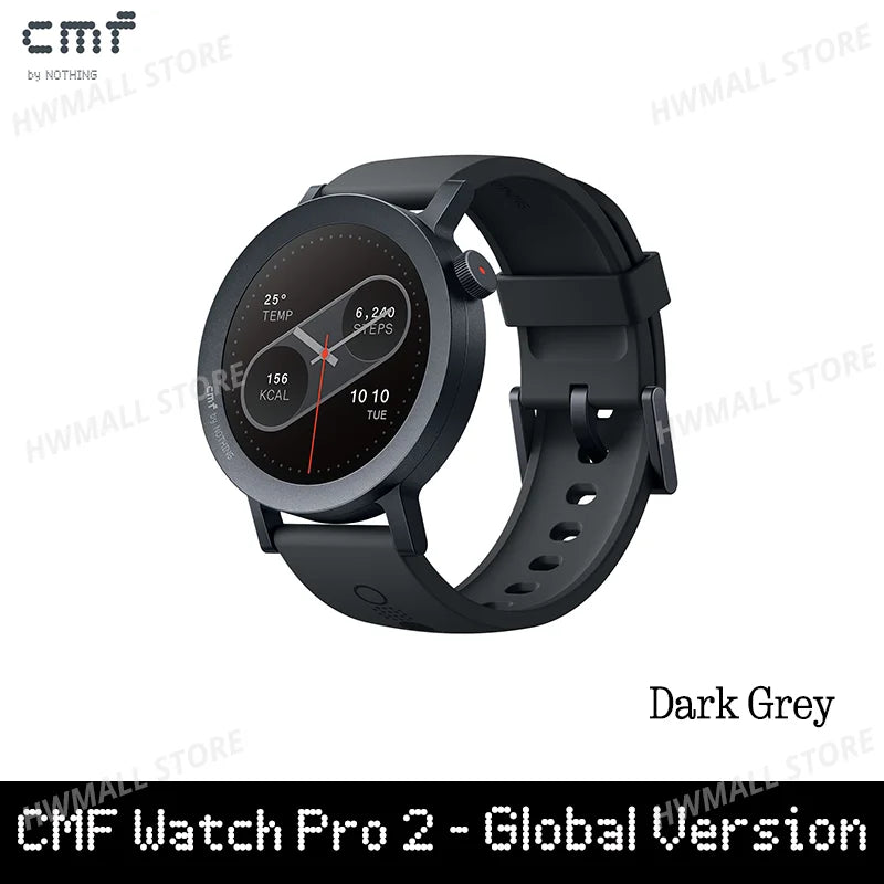 Global Version CMF by Nothing Watch Pro 2 1.32" AMOLED Bluetooth 5.3 BT Calls with AI Noise Reduction GPS cmf watch pro 2