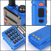 BAOFENG UV-5R+ Plus Two Way Radio, Long Range for Adults Rechargeable with Earpiece, Walkie Talkie，144-148 420-450MHz, Qualette