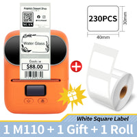 Phomemo M110 Self-adhesive Smart Thermal Label Printer for Business,Barcode Label, Price Tag, Address Wireless Sticker Printer