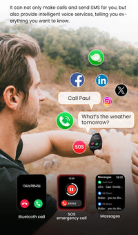 HAYLOU IRON N1 Smartwatchs 2.13’’ AMOLED Display 5ATM Waterproof Bluetooth Call Outdoor Sport Smart Watch 30 Days Battery Life