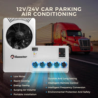 12V 24V Electric Roof Air Conditioning RV Air Conditioning, Parking Air Conditioning Automatic Constant Temperature for Trailers