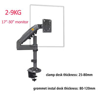 NEW NB H100 Gas Spring 22-35" LCD LED Monitor Holder Arm Full Motion Desktop Monitor TV Mount Bracket Load 2-12 kgs
