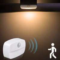 1Pcs LED Night Light Wireless PIR Motion Sensor Lights Corridor Closet Stair Room Lamps Energy Saving Night Lamp Smart Home