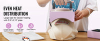 SucceBuy Hat Press Machine Mini Hat Heat Press for Caps Cap Heat Press Machine Safety Base and Glove Automatic Shut-Off Purple