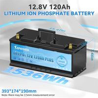 Limited Time Promotion EU Stock 12V Lifepo4 Battery 100Ah 120Ah 200Ah Support  Series/Parallel for RV Marine Trolling Motor