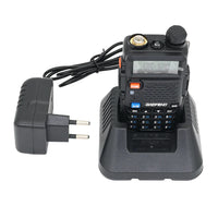 UV-5R Walkie Talkie 5W Dual Band Two Way Radio Commutator VHF/UHF 136-174MHz &400-520MHz Handheld Station Receiver Ham Radio Set