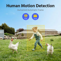 Annke 4MP solar security cameras 4CH Wireless NVR 4mm color night vision IP camera Audio 2.4G 5.8G solar wifi camera outdoor