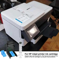 Ink Refill Tool Kit Syringe Tool Kit Multifunctional Ink Refill Cartridge Clip Inkjet Printer Cartridges Refill Kit Convenient