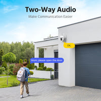 Annke 4MP solar security cameras 4CH Wireless NVR 4mm color night vision IP camera Audio 2.4G 5.8G solar wifi camera outdoor