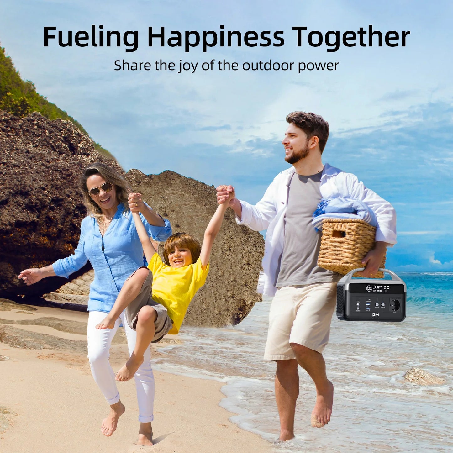 DaranEner NEOZ Portable Power Station 300W 179.2Wh LiFePO4 Battery AC DC Outdoor Pure Sine Wave Emergency Backup Power Supply