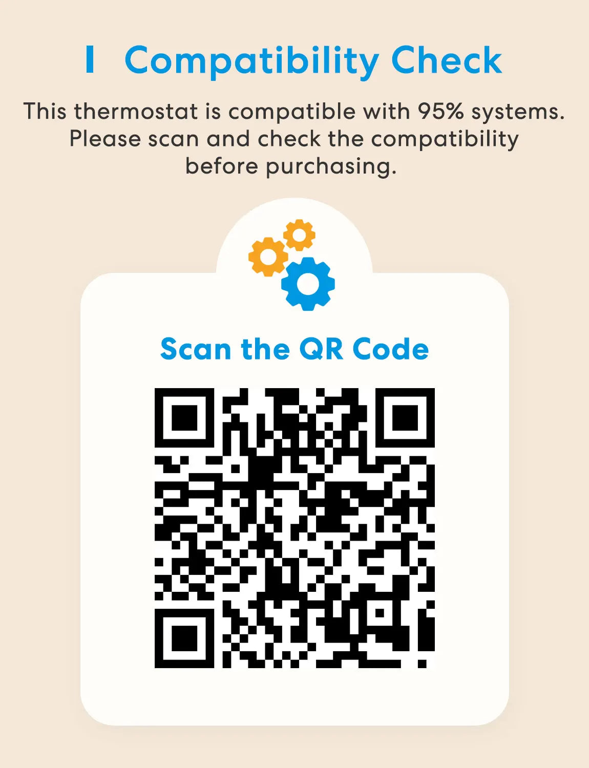 Meross 2025 NEW Matter Smart US 24V Wi-Fi Thermostat Compatible Heating and Cooling Systems Shipping from US