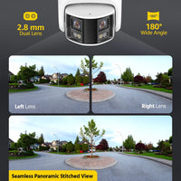 ANNKE 8MP 180°Panoramic Security Camera System POE Protection Dual Lens Camera Two Way Audio 8CH NVR Video CCTV Surveillance Kit