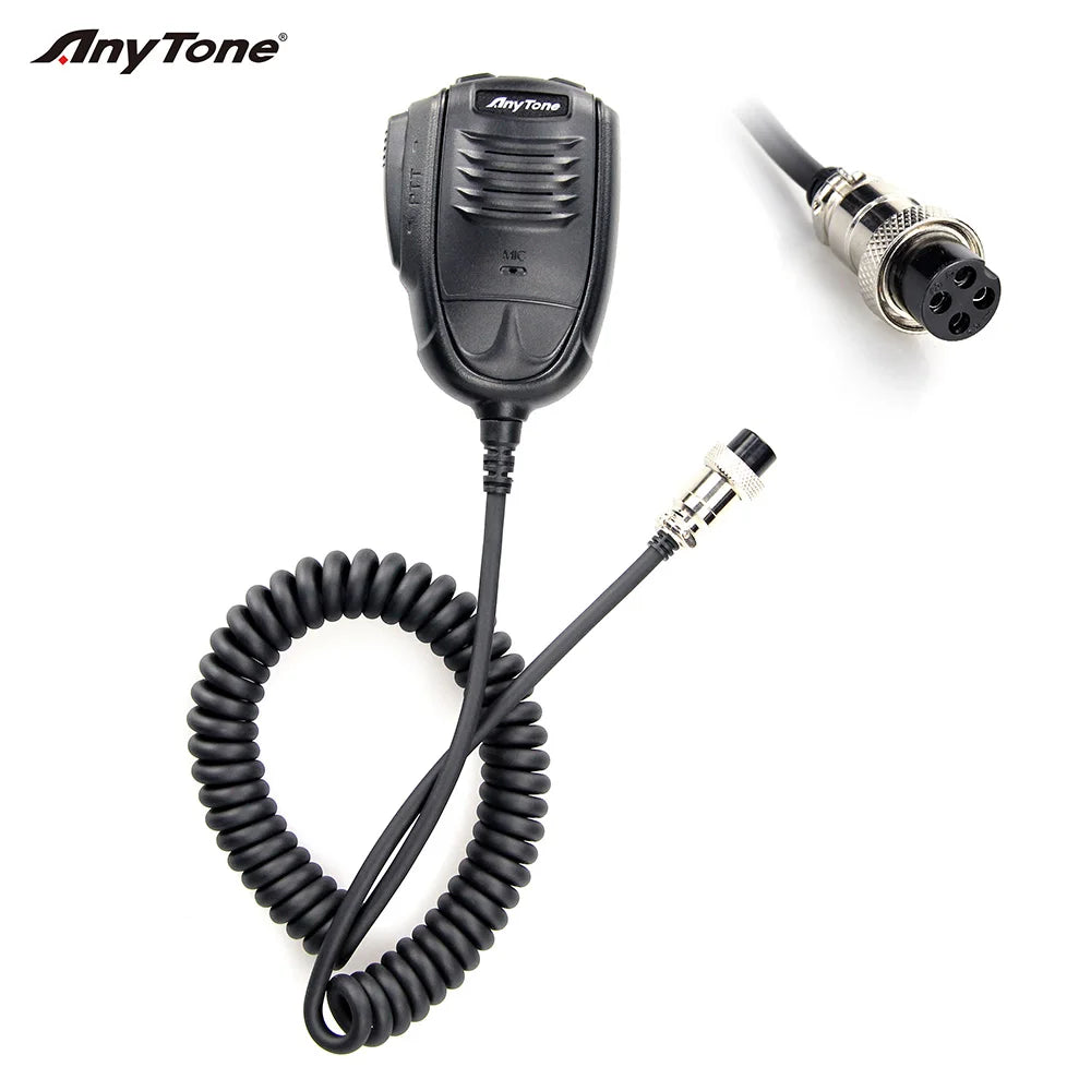 2024 New Anytone AT-505Pro CB Walkie Talkie 26.965-27.405MHz Truck Radio 40Channels AM/FM/PA Scan FunctionASQ/SQ/VOX Car Radio