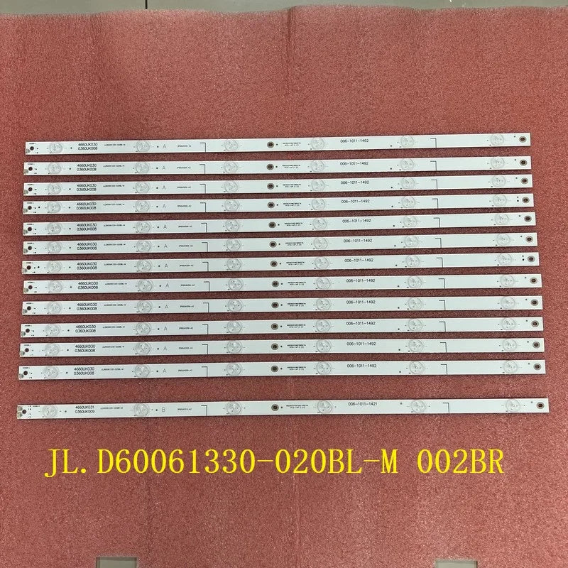 Kit LED strip For Sharp LCD-60SU478A LCD60SU478A LCD-60TX4100A LC-60SU470 LC-60UI7652E LC-60SU475A JL.D60061330-020BL-M 020BR