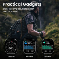 HAYLOU IRON N1 Smartwatchs 2.13’’ AMOLED Display 5ATM Waterproof Bluetooth Call Outdoor Sport Smart Watch 30 Days Battery Life
