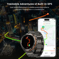 2025 Original KOSPET TANK T3 Ultra GPS Smart Watch For Men Smartwatch Waterproof 5ATM IP69K 470mAh AMOLED Bluetooth Call Watches