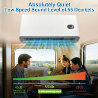 Treeligo 10500BTU Car Electric Parking Cooling Air Conditioner 12V/24V Split Air AC Unit for Truck Caravan Camper Van RV