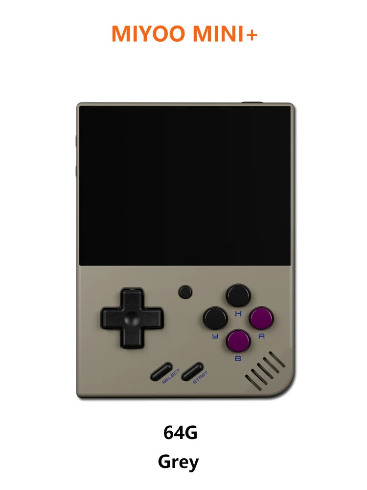 MIYOO Mini Plus Portable Retro Handheld Game Console 3.5''IPS HD Screen Linux System Mini + Classic Gaming Emulator Players Gift