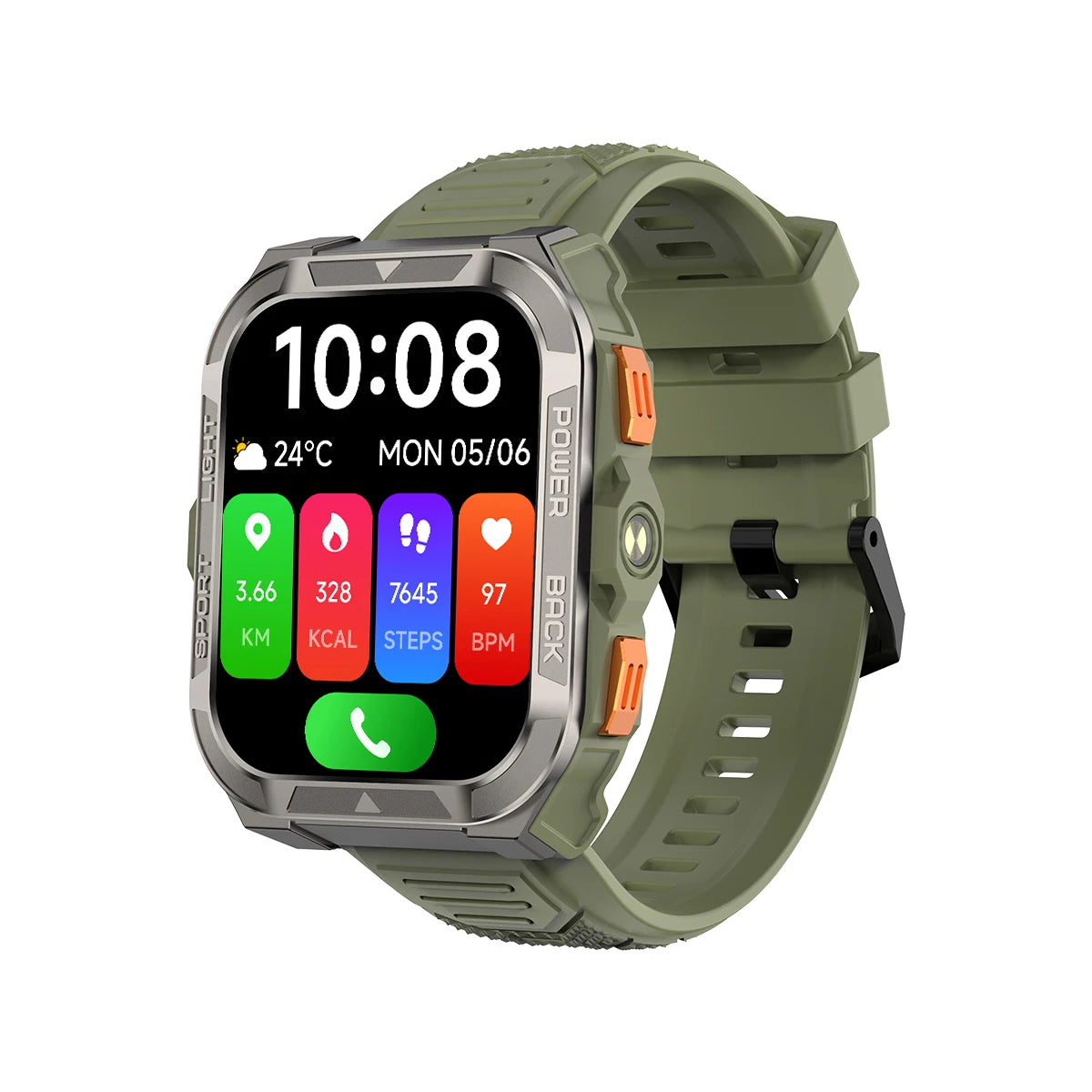 [World premiere]Blackview W80 PRO Outdoor Rugged Smart Watch, GPS Position Smartwatch, 1.91‘’ Display, 900mAh with Flashlight