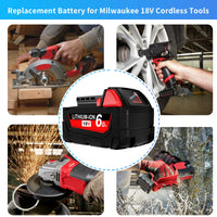 For Milwaukee 18V  M18 lithium 6.0Ah/9.0Ah XC Lithium Battery 48-11-1860 48-11-1850 48-11-1840 48-11-1820 Charger rechargeable P