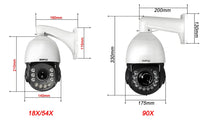 Metal Onvif Laser Infrared Auto Tracking Cruise 8MP 4K 90X Optical Zoom 360° Audio POE PTZ Surveillance Speed Dome IP Camera