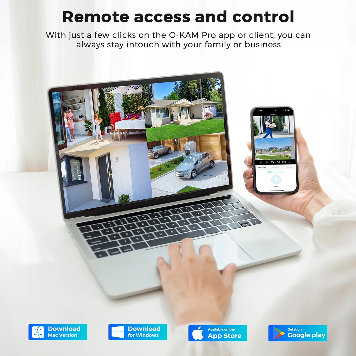 15MP 8K Wifi Camera Outdoor Three Lens Three Screens HD Wifi Security Camera Ai Human Detection PTZ 4K Home Surveillance Camera