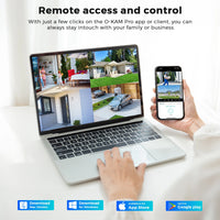 15MP 8K Wifi Camera Outdoor Three Lens Three Screens HD Wifi Security Camera Ai Human Detection PTZ 4K Home Surveillance Camera
