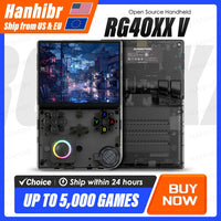 ANBERNIC RG40XXV Handheld Game Console 4'' IPS Screen Video Output Joystick RGB lighting Effect Streaming RG 40XXV E-book Player