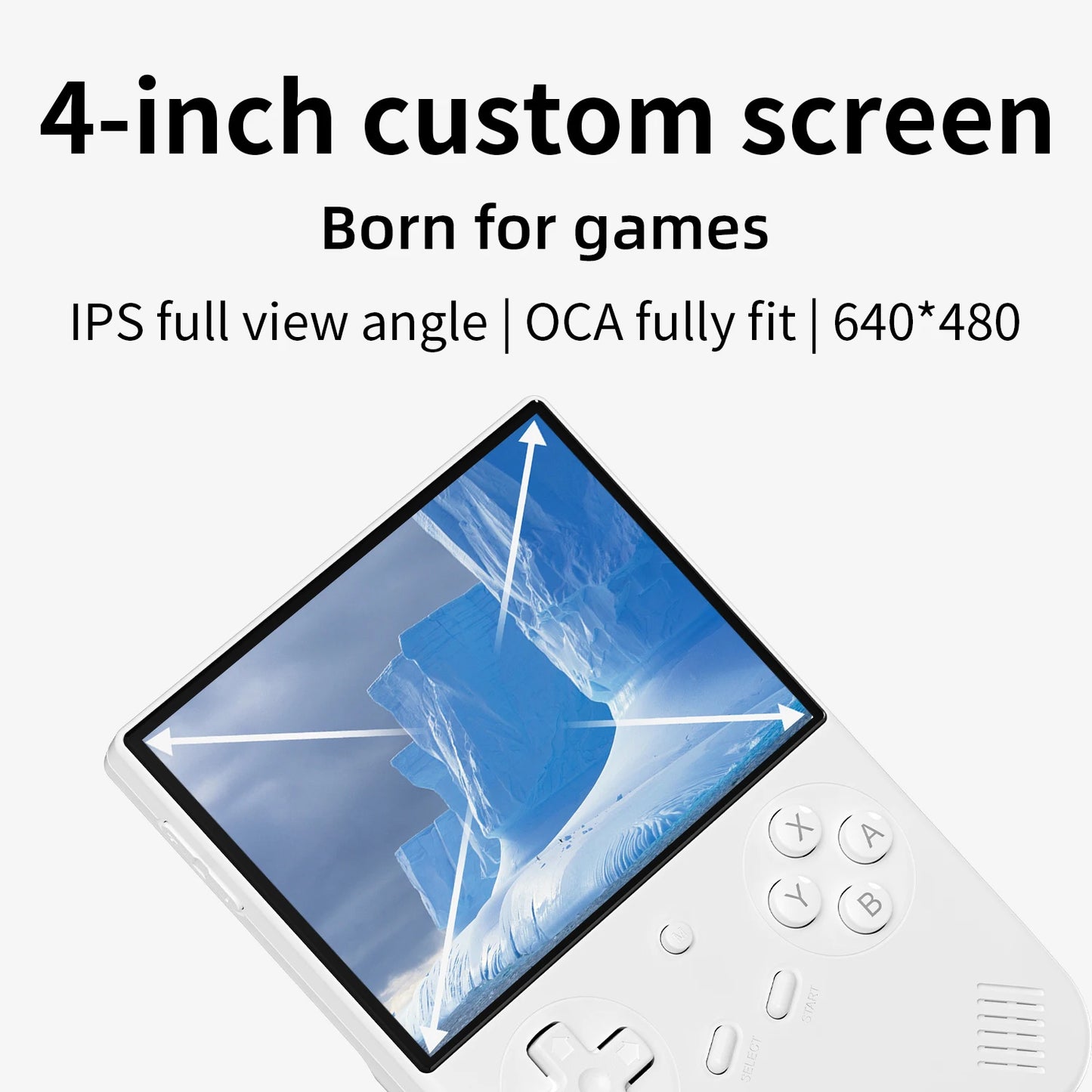 ANBERNIC RG40XXV Retro Handheld Game Console 4'' IPS Screen RGB Joystick Video E-book Player Supports WIFI Streaming HDMI Output