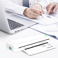 A4 Portable Thermal Printer Inkless Bluetooth-Compatible Wireless Mobile Travel Printer Document Printing Maker Home Office Use