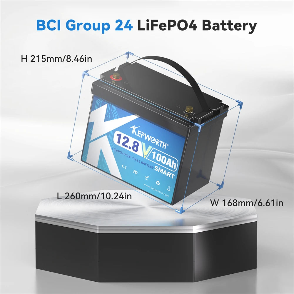 NEW 12V 100AH 120AH 135AH 200AH LiFePO4 Battery Built-in Bluetooth  BMS Power Batteries 6000 Cycles For RV Campers Golf Cart