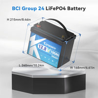 NEW 12V 100AH 120AH 135AH 200AH LiFePO4 Battery Built-in Bluetooth  BMS Power Batteries 6000 Cycles For RV Campers Golf Cart
